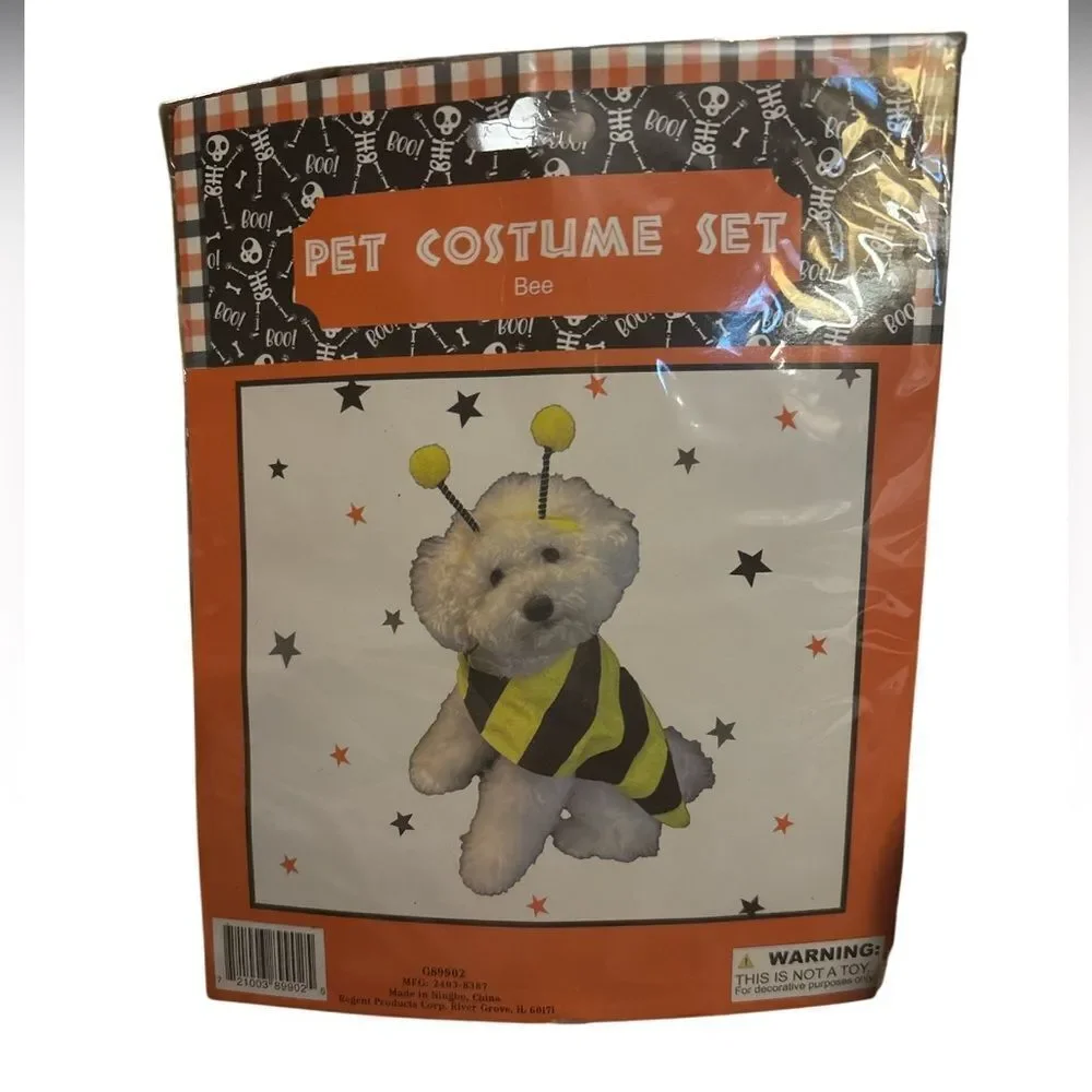 Pet Costume‎ Set - Bee Design